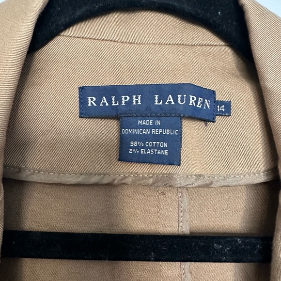 Ralph Lauren Brown Blazer Size 14 (runs small) - Picture 5 of 7